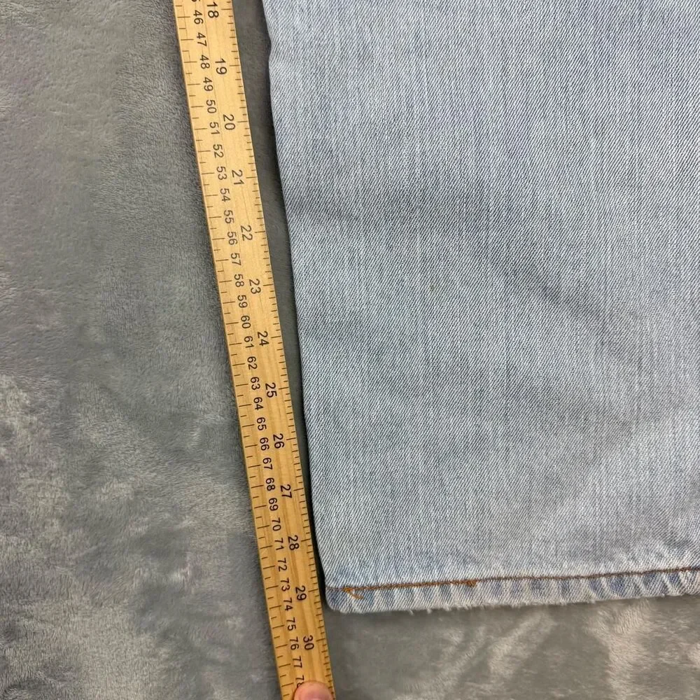 Levi-s Men's Blue and Grey Jeans